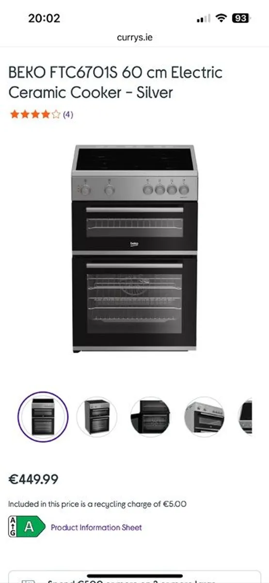 Beko oven - Image 1