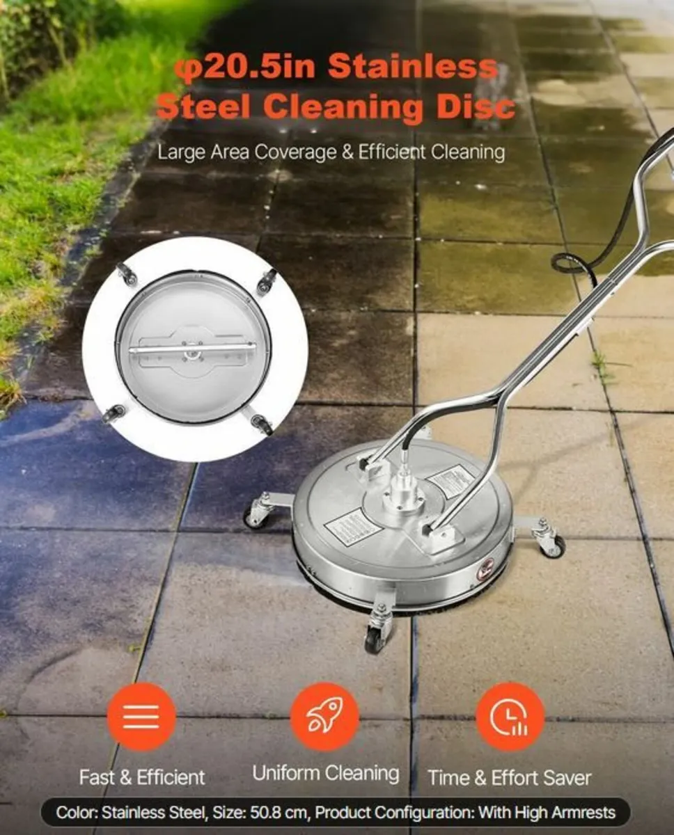 20" Pressure Washer Surface Cleaner - Image 2