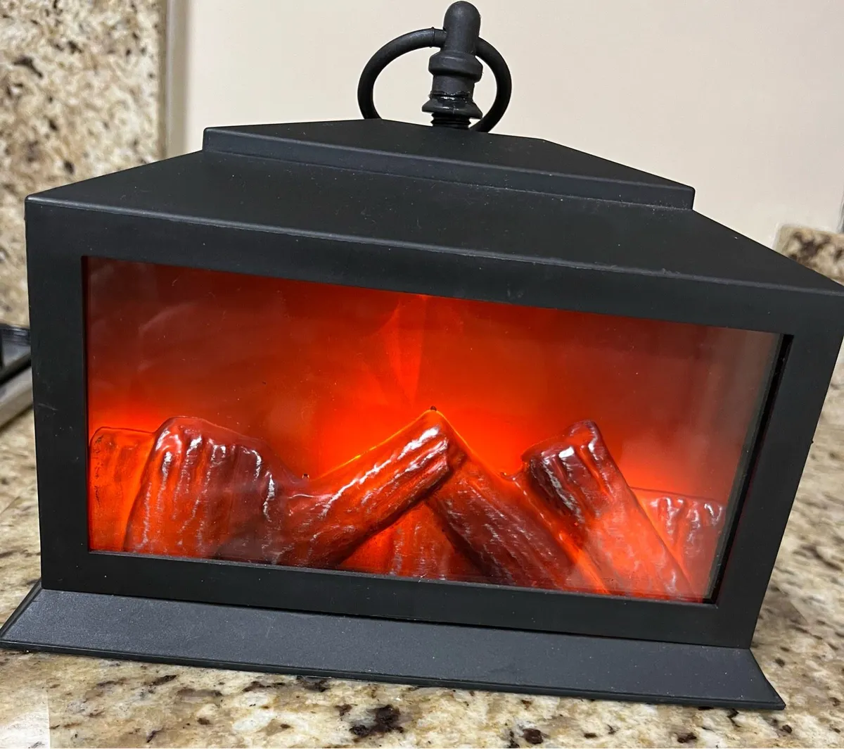 LED "Fireplace" Style Battery Operated Lantern - Image 3