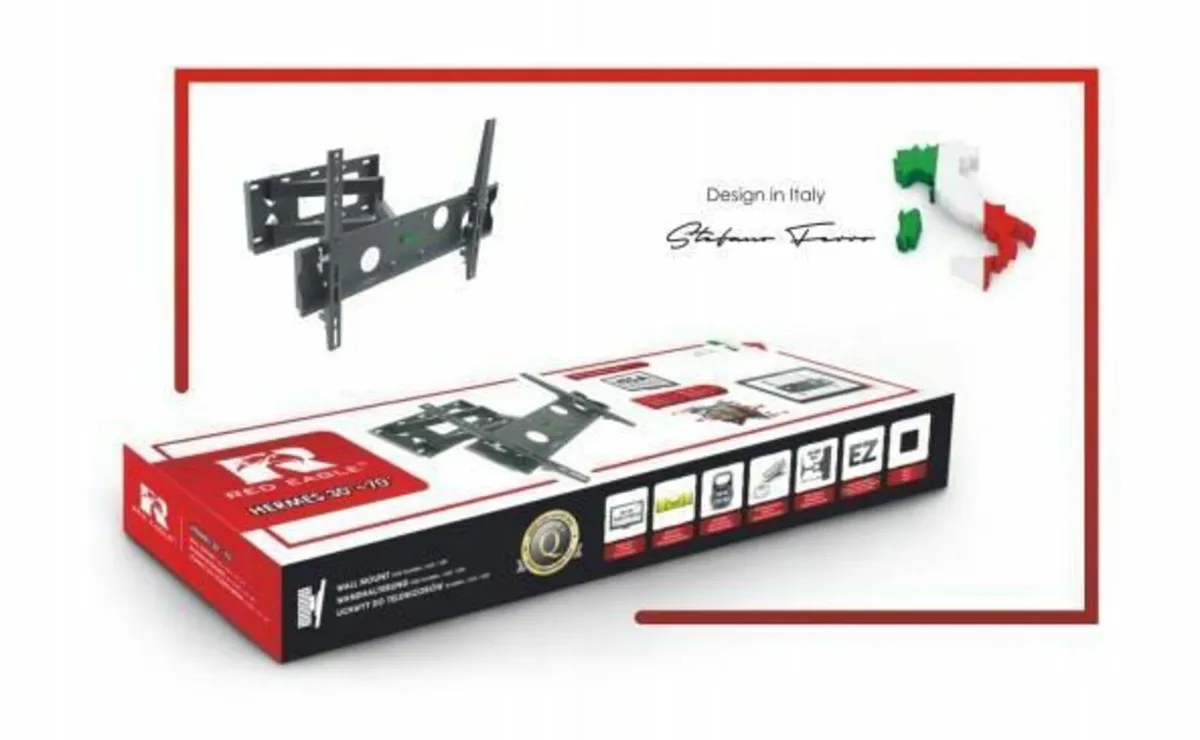 Tv Wall Bracket Tilt Swivel Long Arm 30"-70" - Image 3