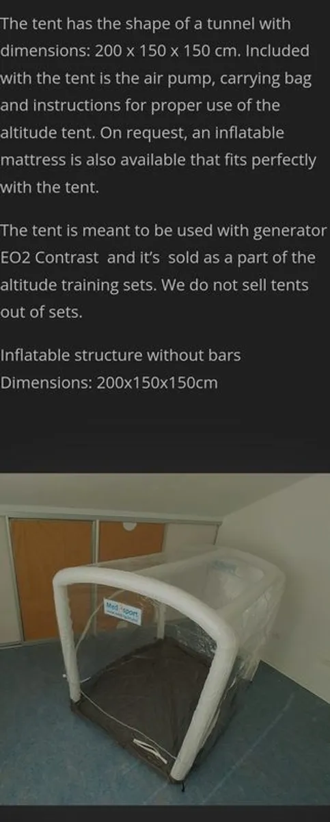 High Altitude training system - Image 4