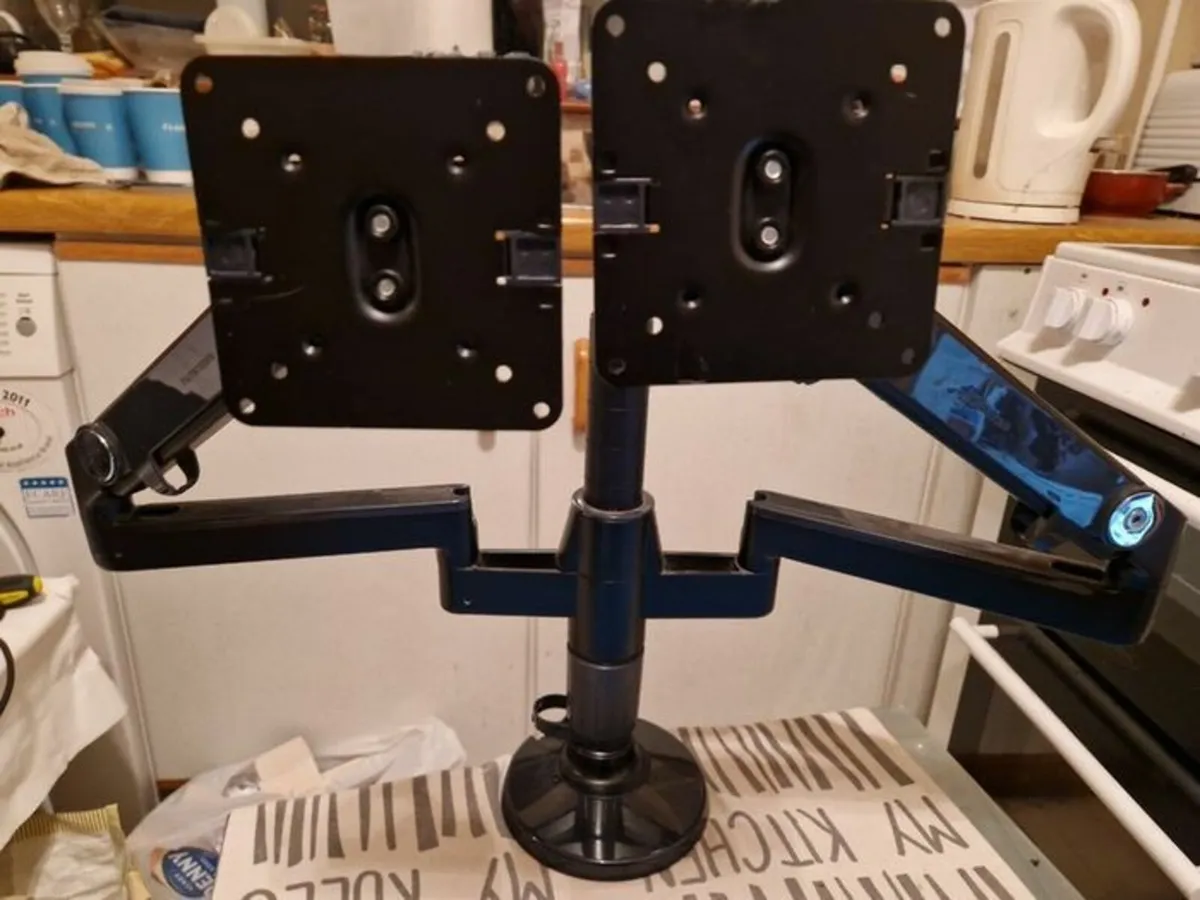 Dual PC Monitor Stand Holder - Image 1
