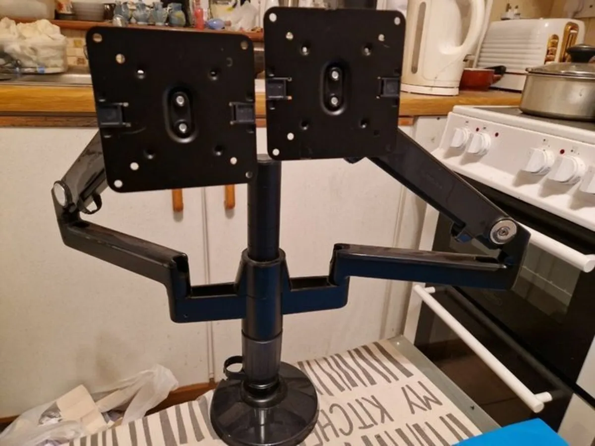 Dual PC Monitor Stand Holder - Image 4