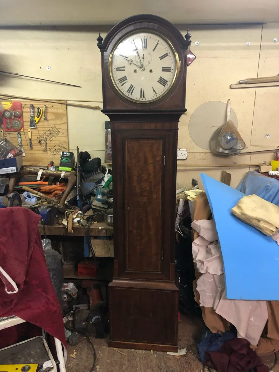 Victorian Mahogany Grandfather Clock - Image 2