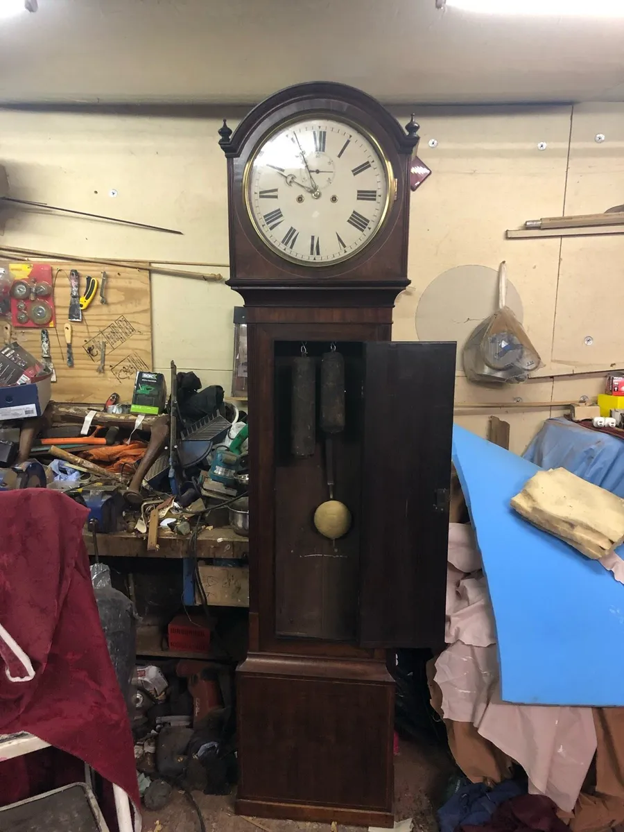 Victorian Mahogany Grandfather Clock - Image 3