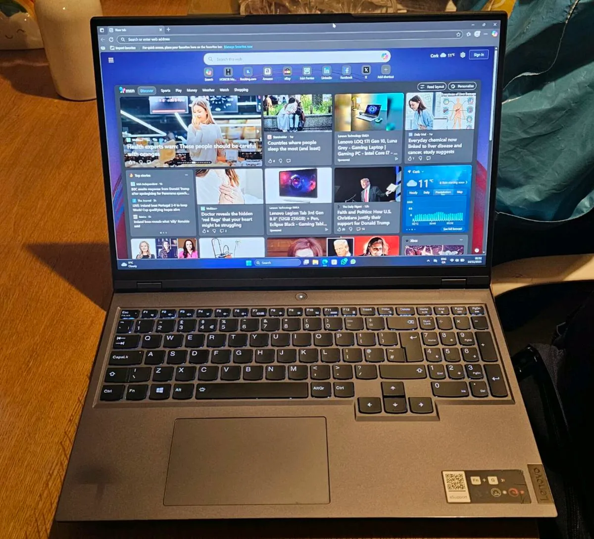 Lenovo Legion 5 Pro i7 RTX 3070 for repair - Image 1