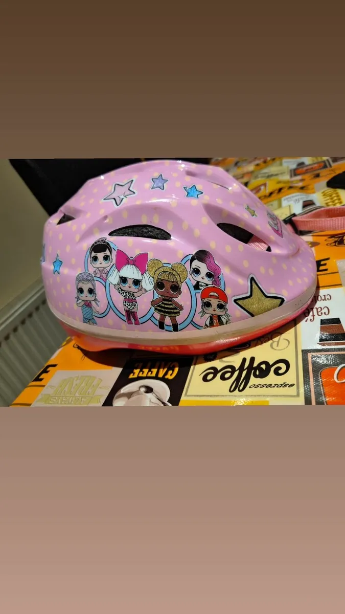 20 inch hot pink nitro bmx bike/ LOL doll helmet - Image 4