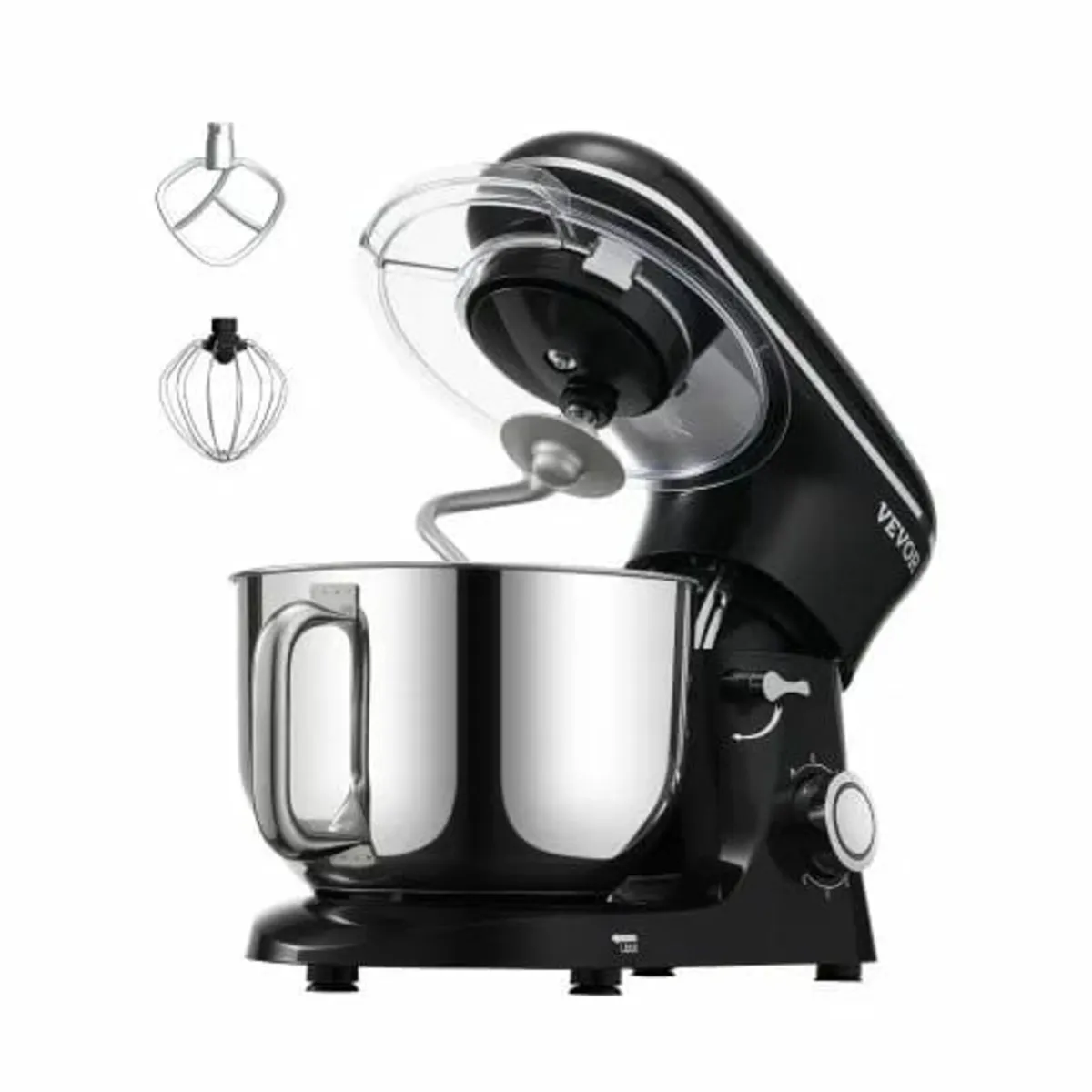 Stand Mixer, 6 QT Dough Mixer, 1400W 6 + P Speeds - Image 1