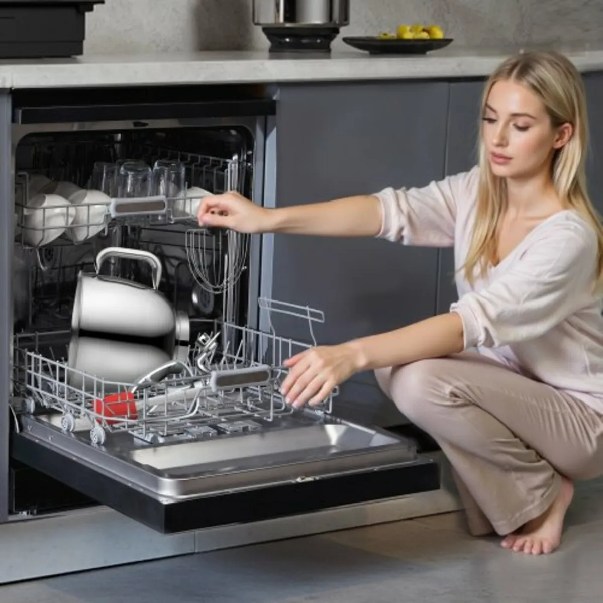 Stand Mixer, 6 QT Dough Mixer, 1400W 6 + P Speeds - Image 4