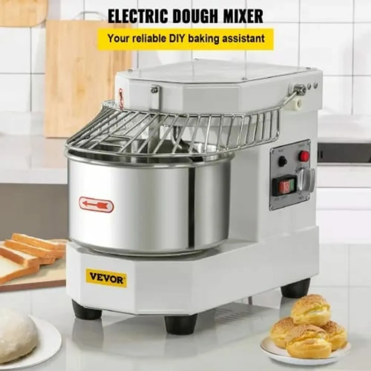 Commercial Dough Food Mixer Spiral Dough Mixer w/ - Image 2