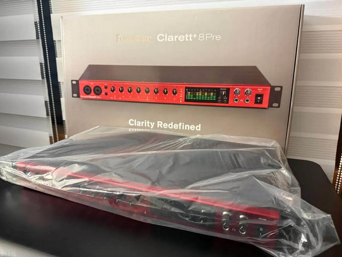 Focusrite Clarett+ 8Pre Excellent Cond. First Owner - Image 1