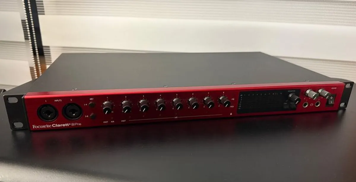 Focusrite Clarett+ 8Pre Excellent Cond. First Owner - Image 2