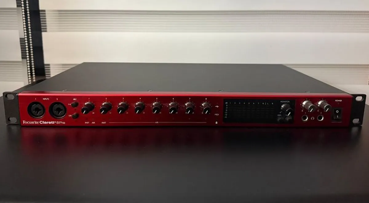 Focusrite Clarett+ 8Pre Excellent Cond. First Owner - Image 3