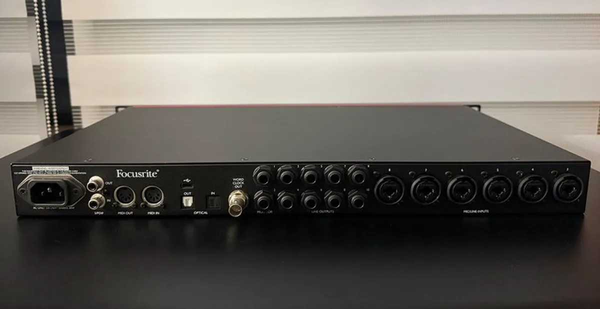Focusrite Clarett+ 8Pre Excellent Cond. First Owner - Image 4