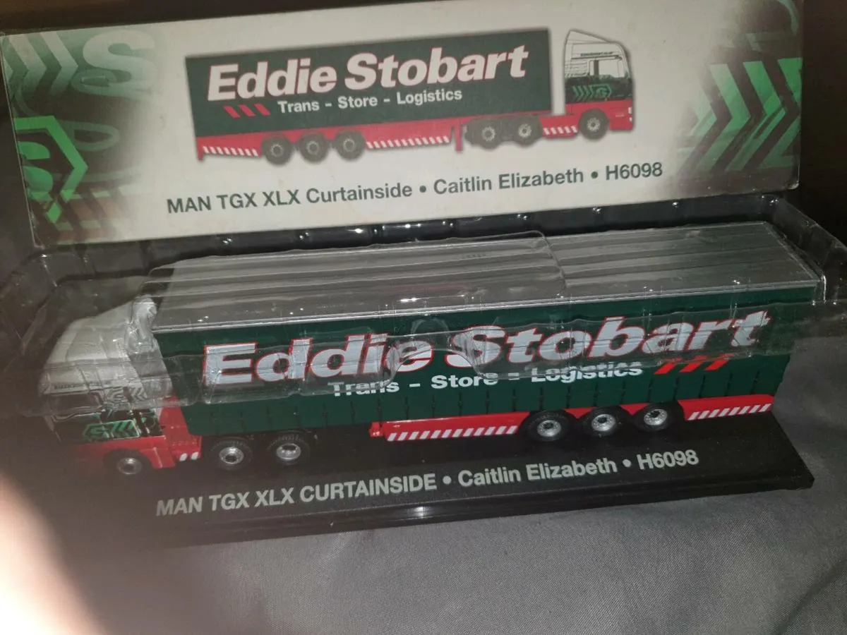 EIDDIE STOBART MAN 🚚 LORRY DIE.CAST .MODEL