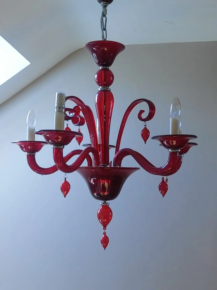 Murano Glass Chandeliers - Image 2