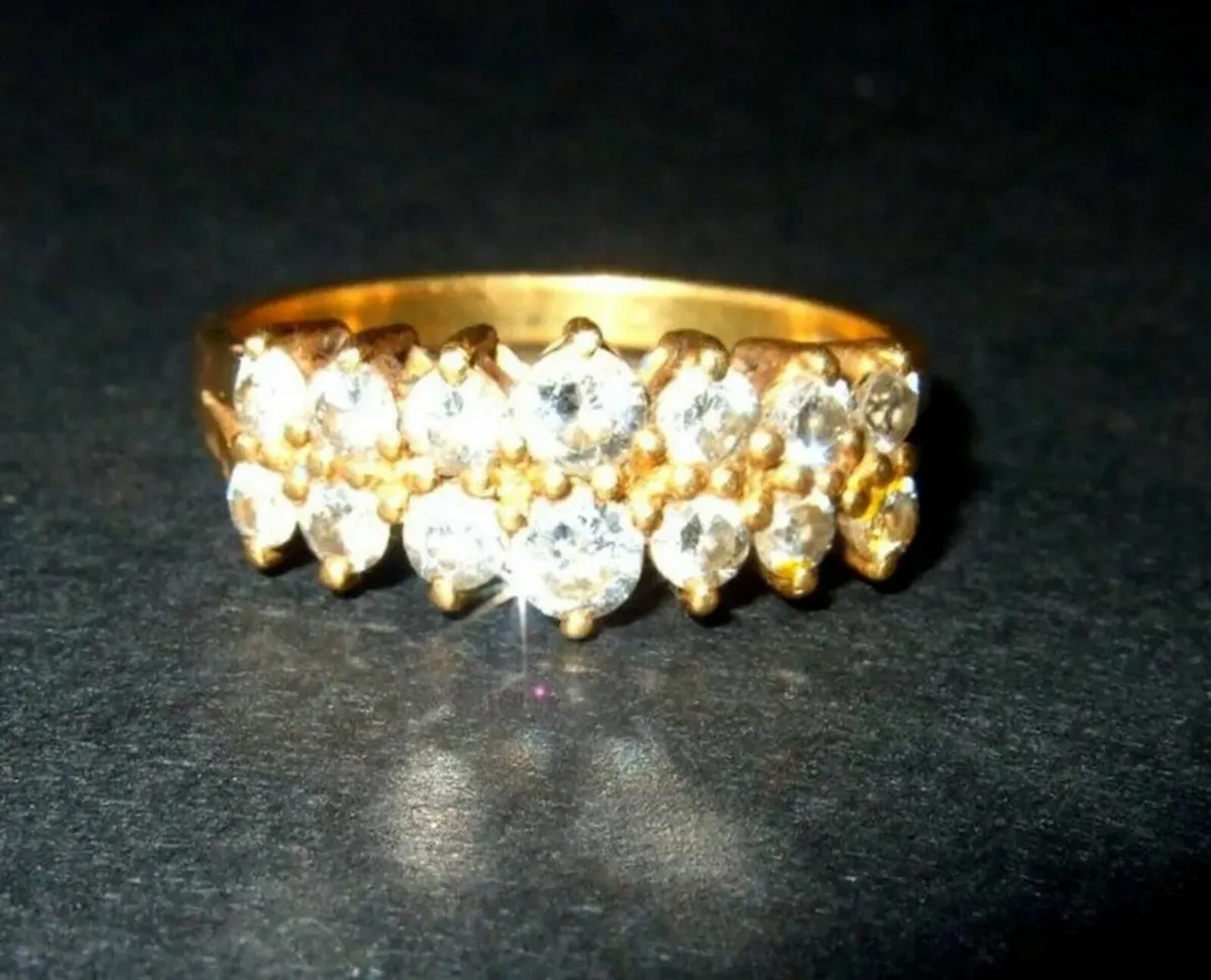 Vintage 18ct Gold & Diamond Ring - Image 1