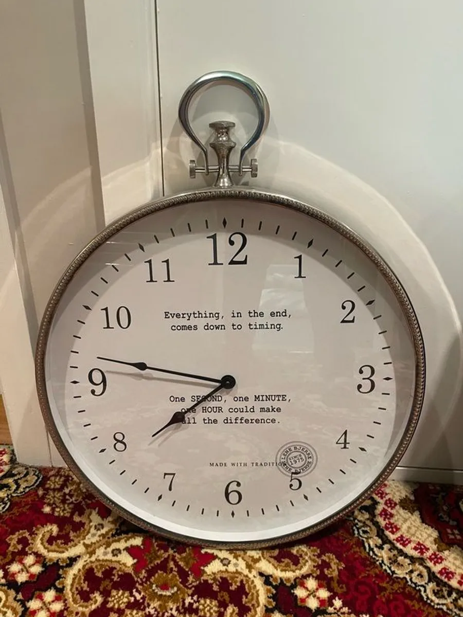 Oversized Lene Bjerre Wall Clock - Image 1