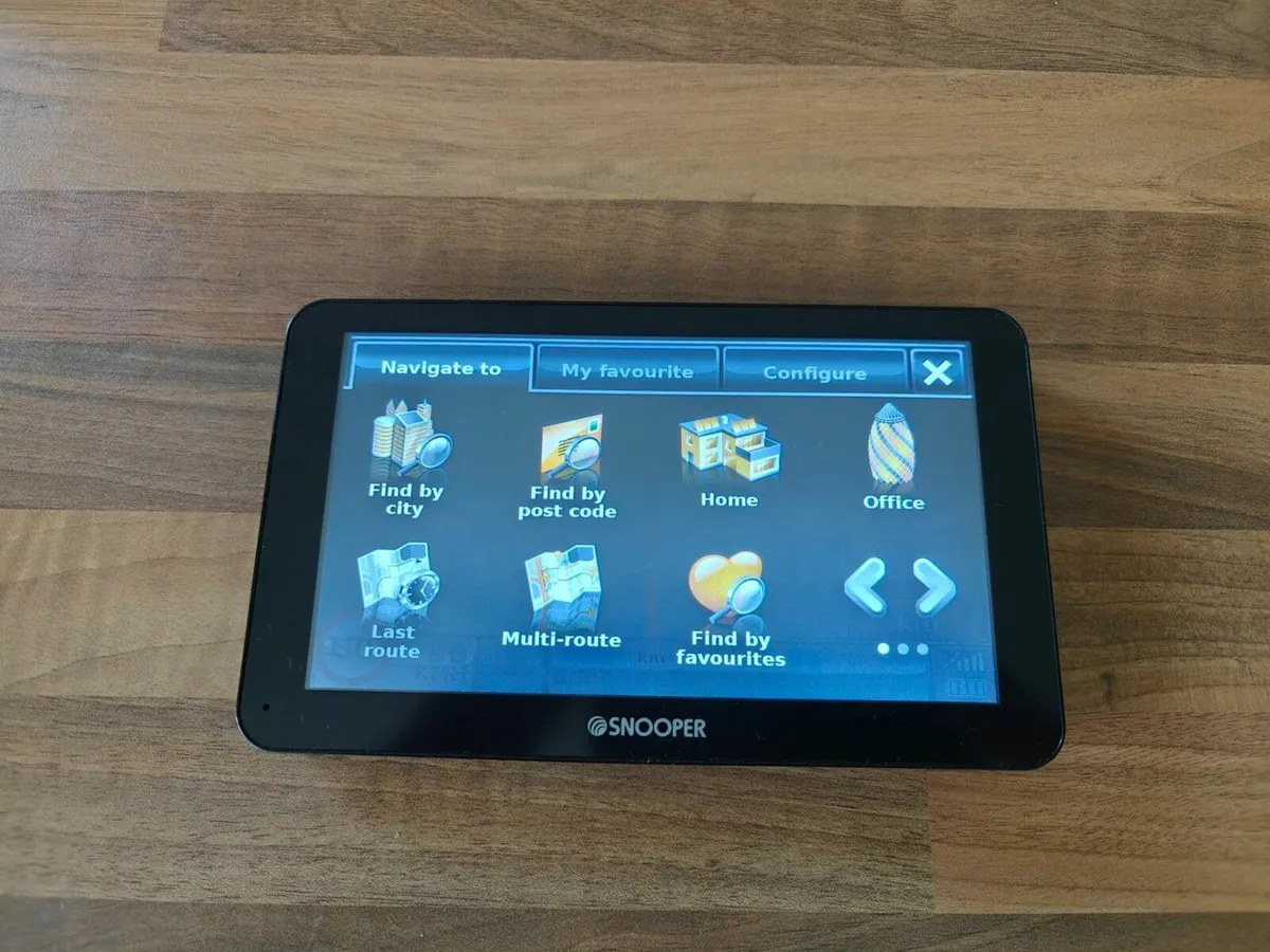 Snooper S8110 HGV sat nav - Europe map - Image 3