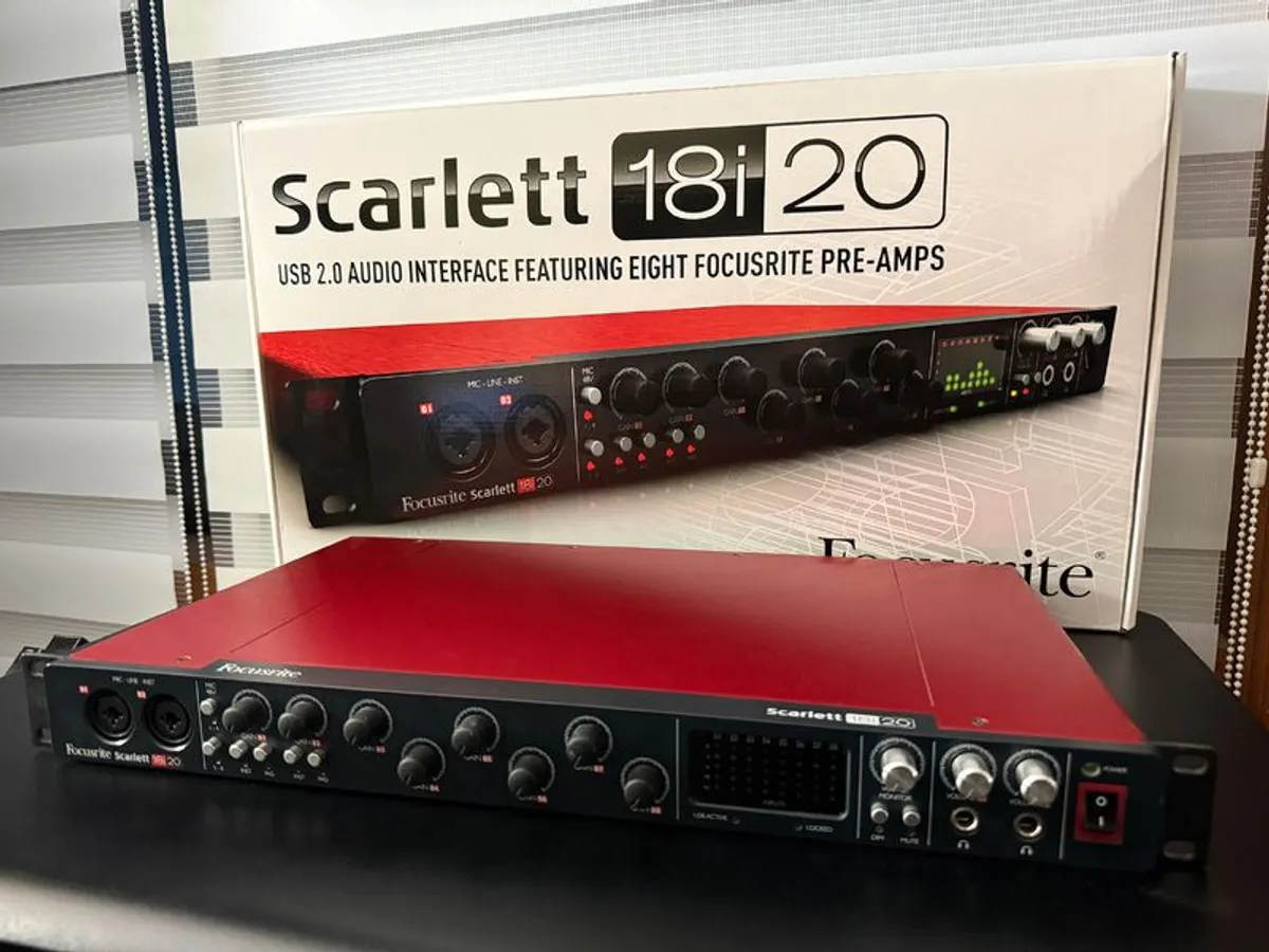 Focusrite Scarlett 18i20 1st Gen. Great Condition 1st Owner - Image 1