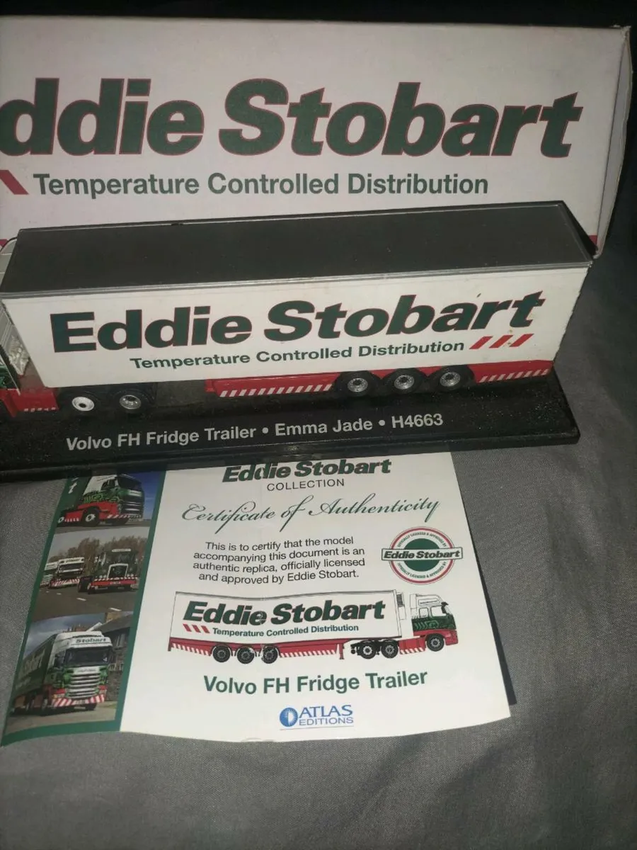 EIDDIE STOBBART VOLVO LORRY DIE. CAST MODEL - Image 1