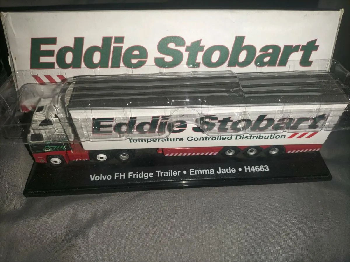 EIDDIE STOBBART VOLVO LORRY DIE CAST MODEL