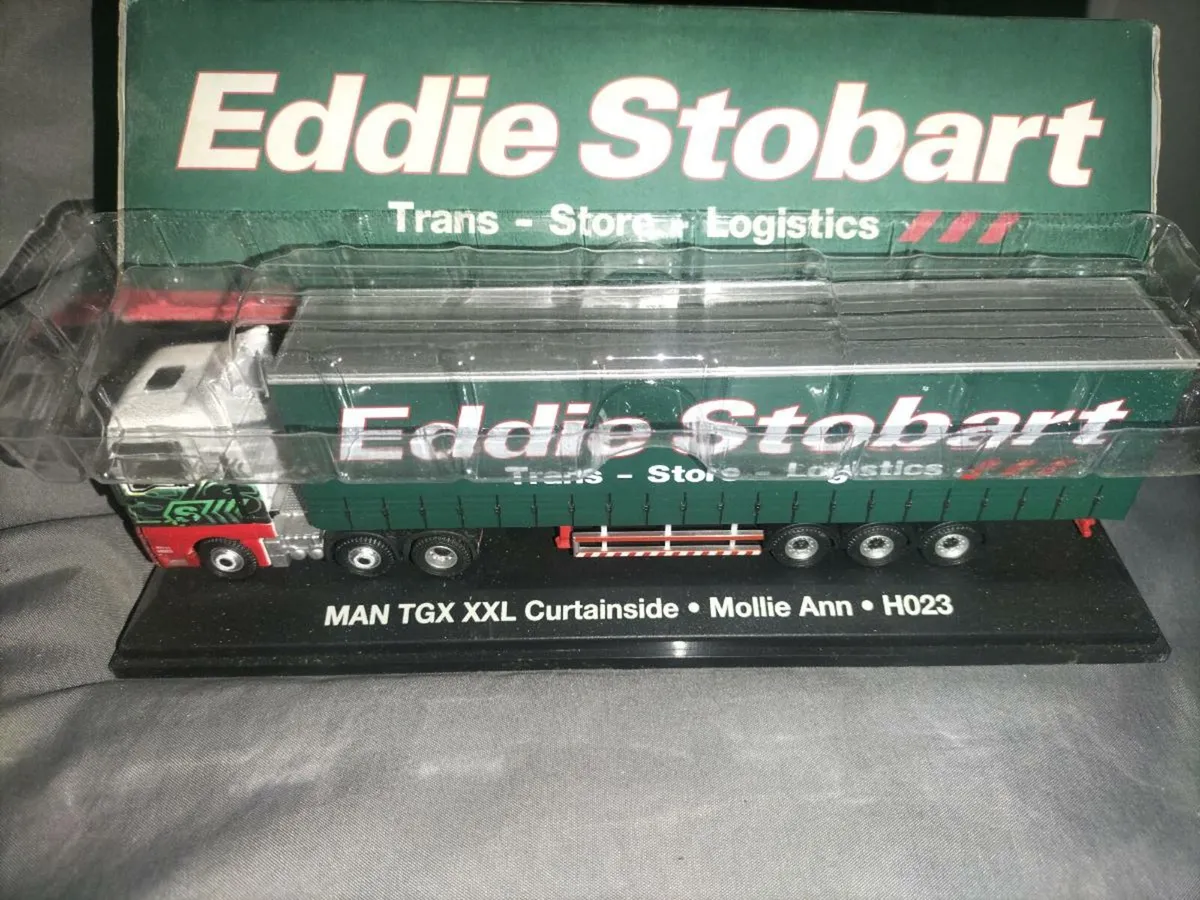 EIDDIE STOBBART MAN LORRY DIE CAST MODEL