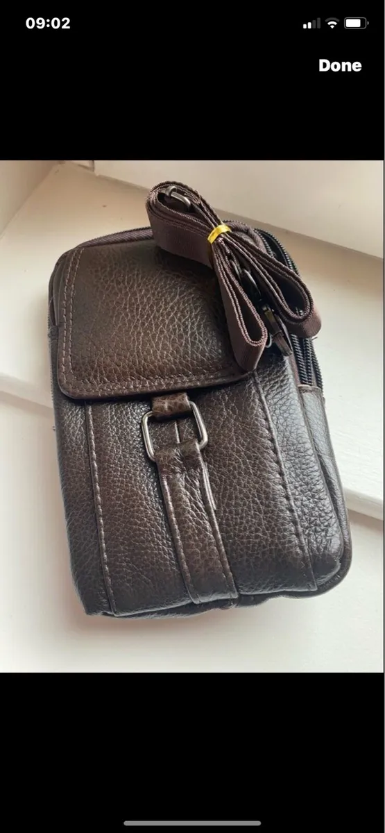 New- Leather shoulder Waist Bag - Image 1