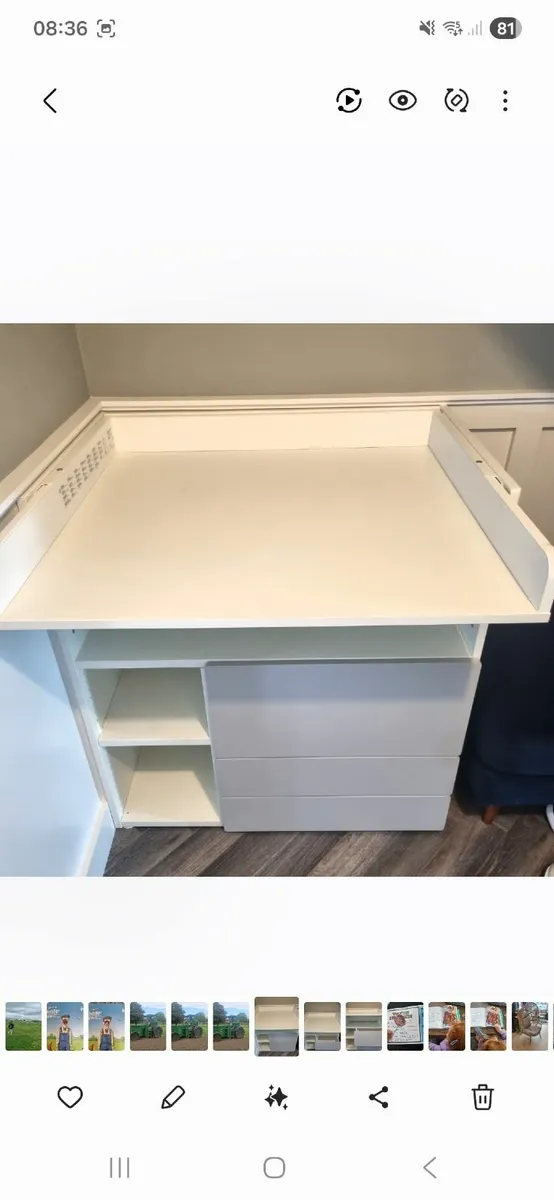 Baby changing unit for free. Collection only. - Image 1