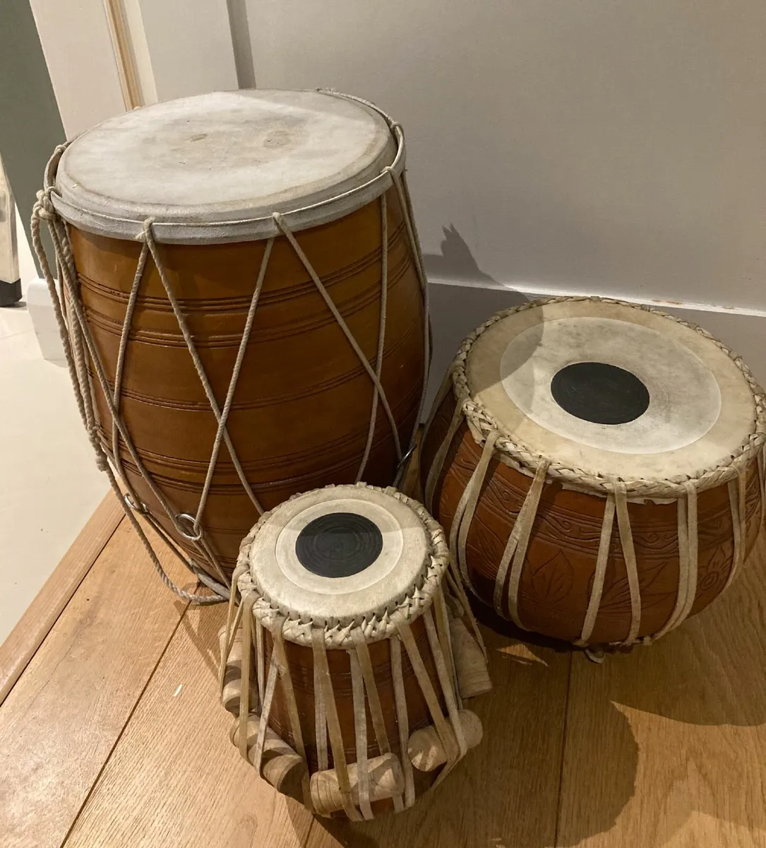 3 x Indian Drums