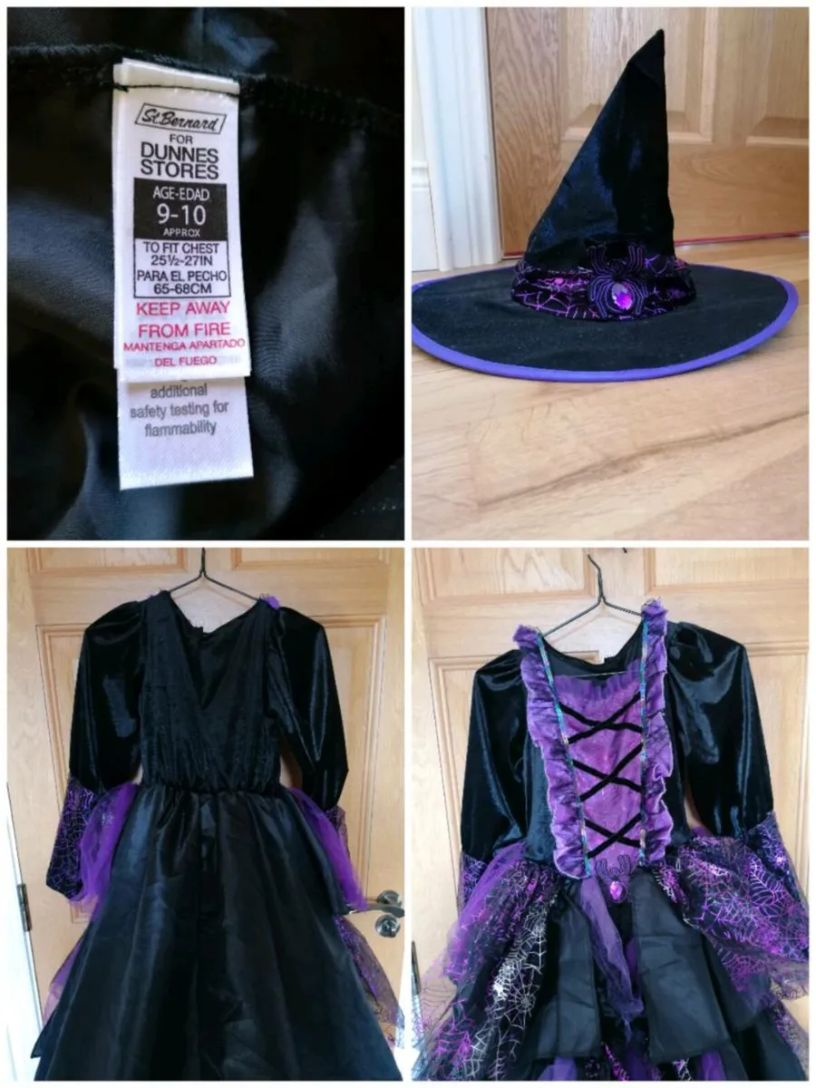 Witch dress + hat - Image 1