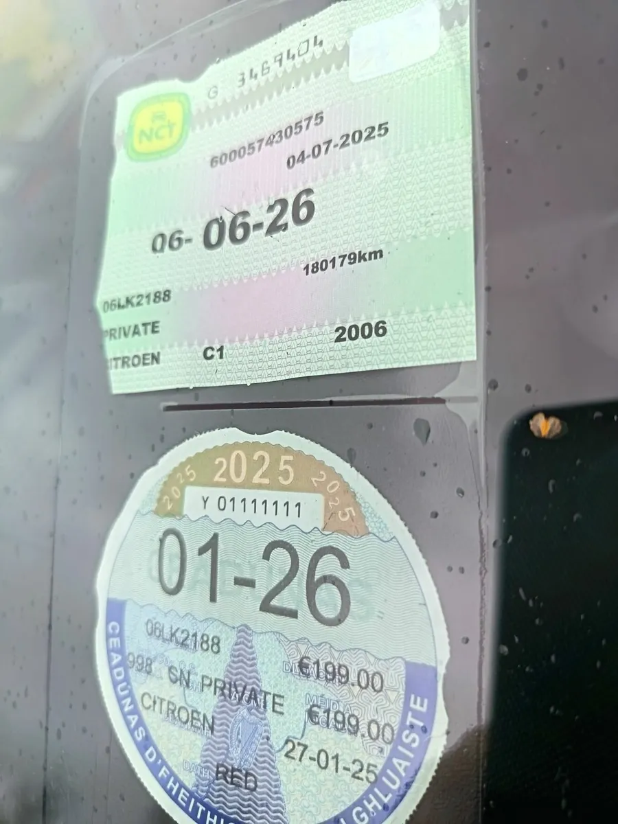 Citroen C1/Aygo Nct/tax - Image 3