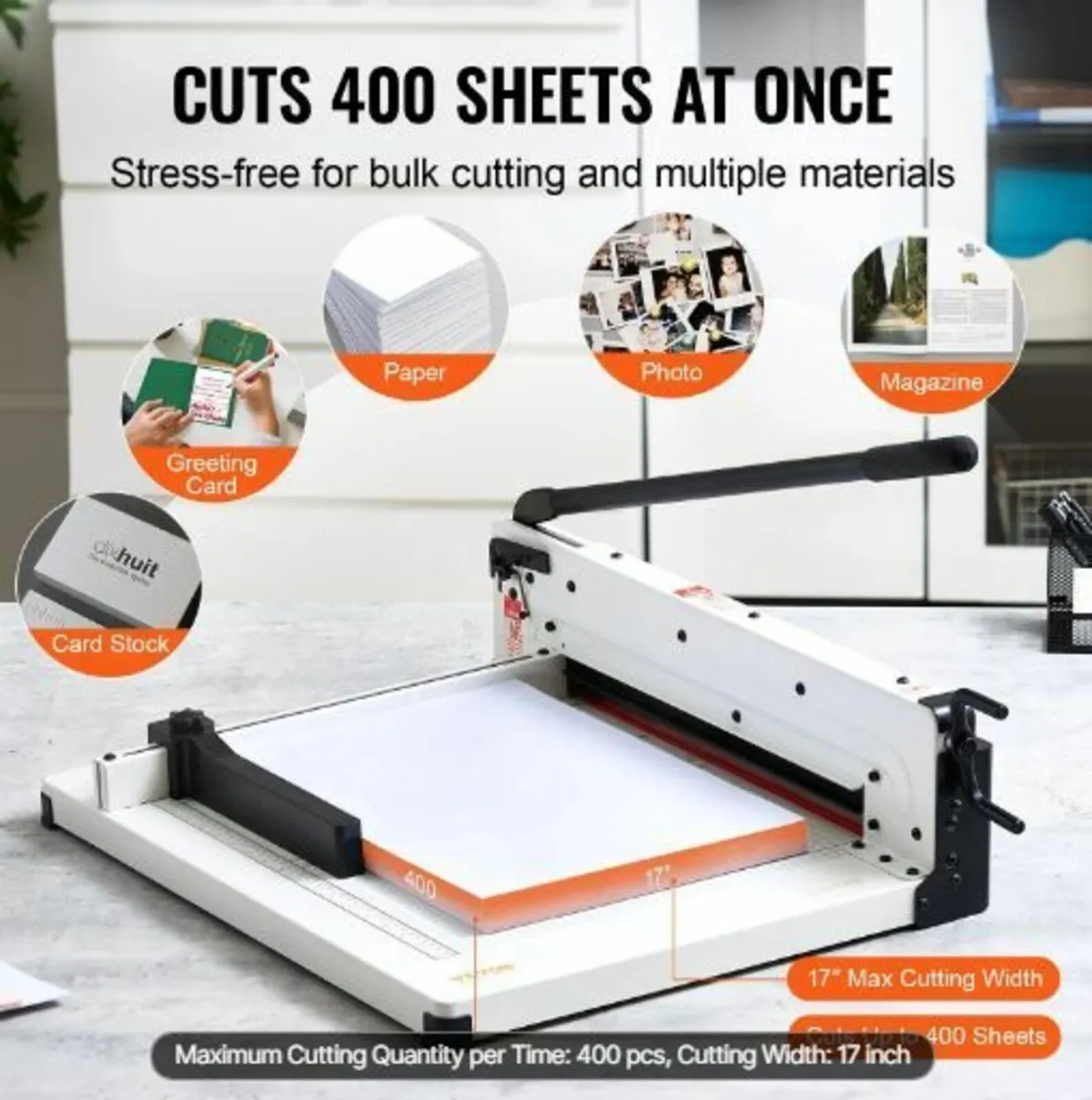 Paper Cutter 43.2 cm A3 Guillotine Paper Trimmer - Image 3