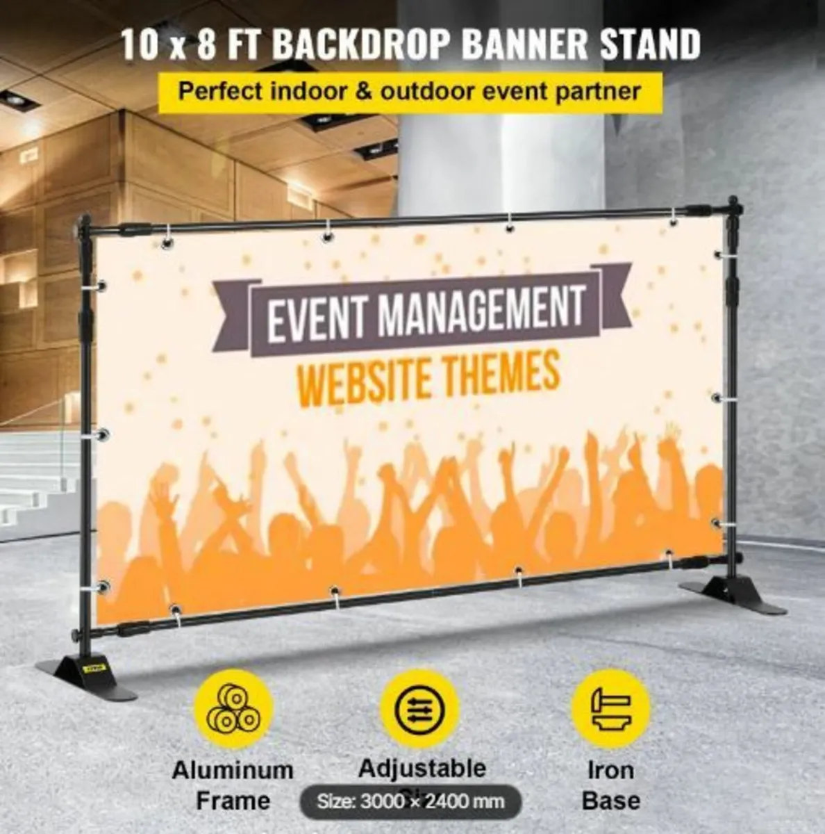 Step and Repeat 243.8 x 243.8 cm - 304.8 x 243.8 - Image 4