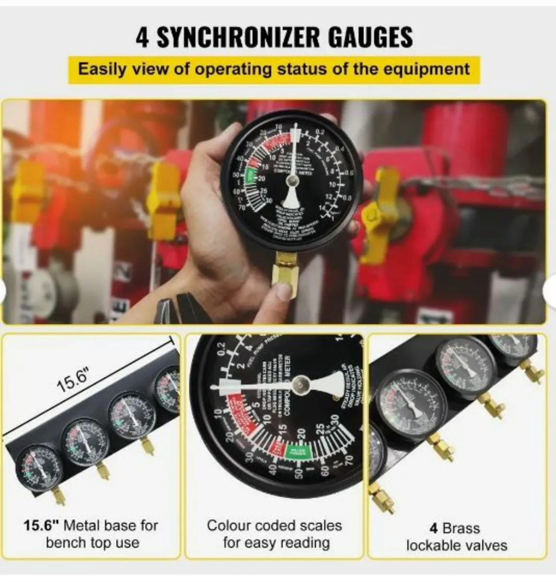 Fuel Vacuum Carburetor Synchronize Tool - Image 3