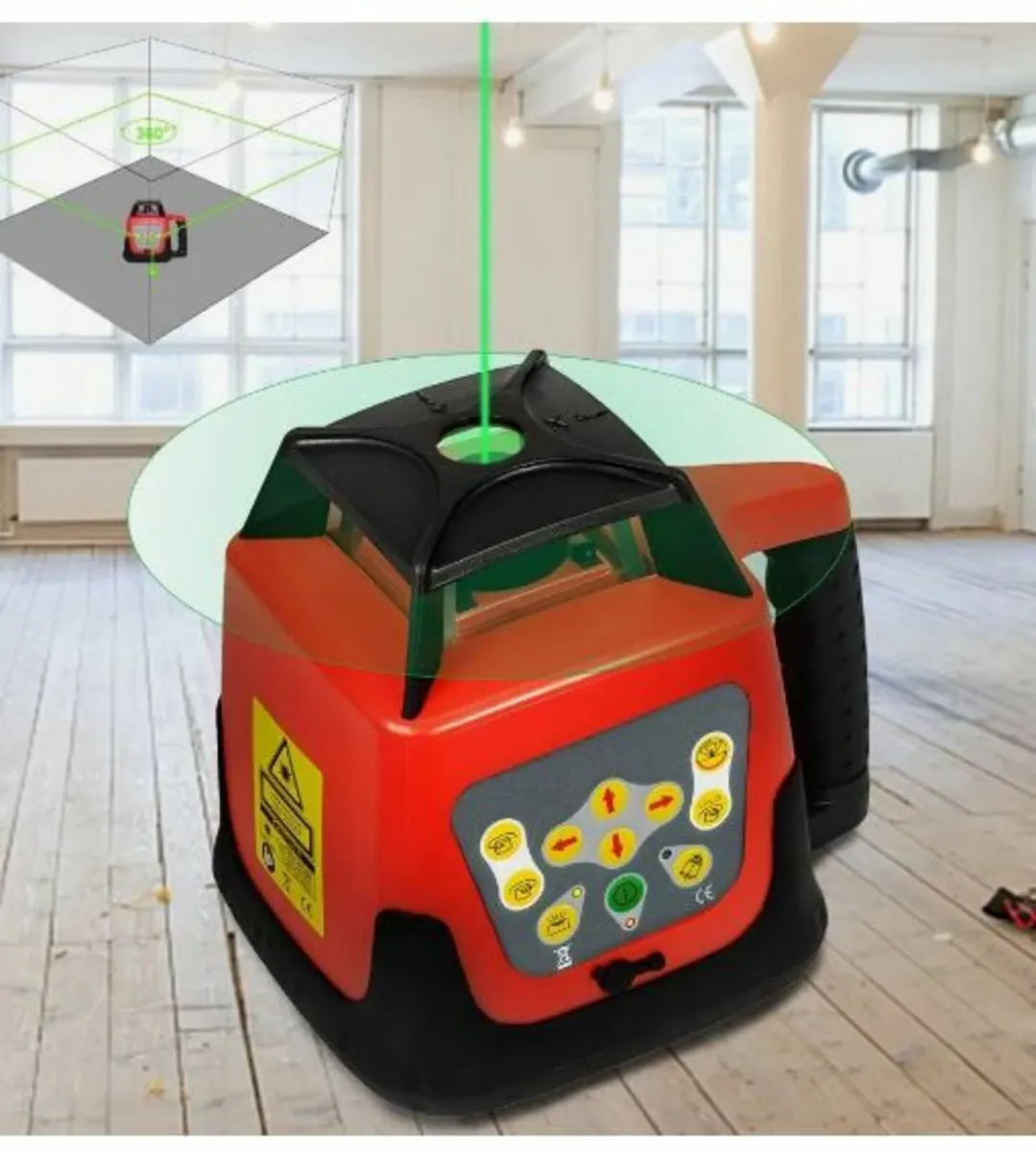 Laser Level Green Beam Self Rotating - Image 3