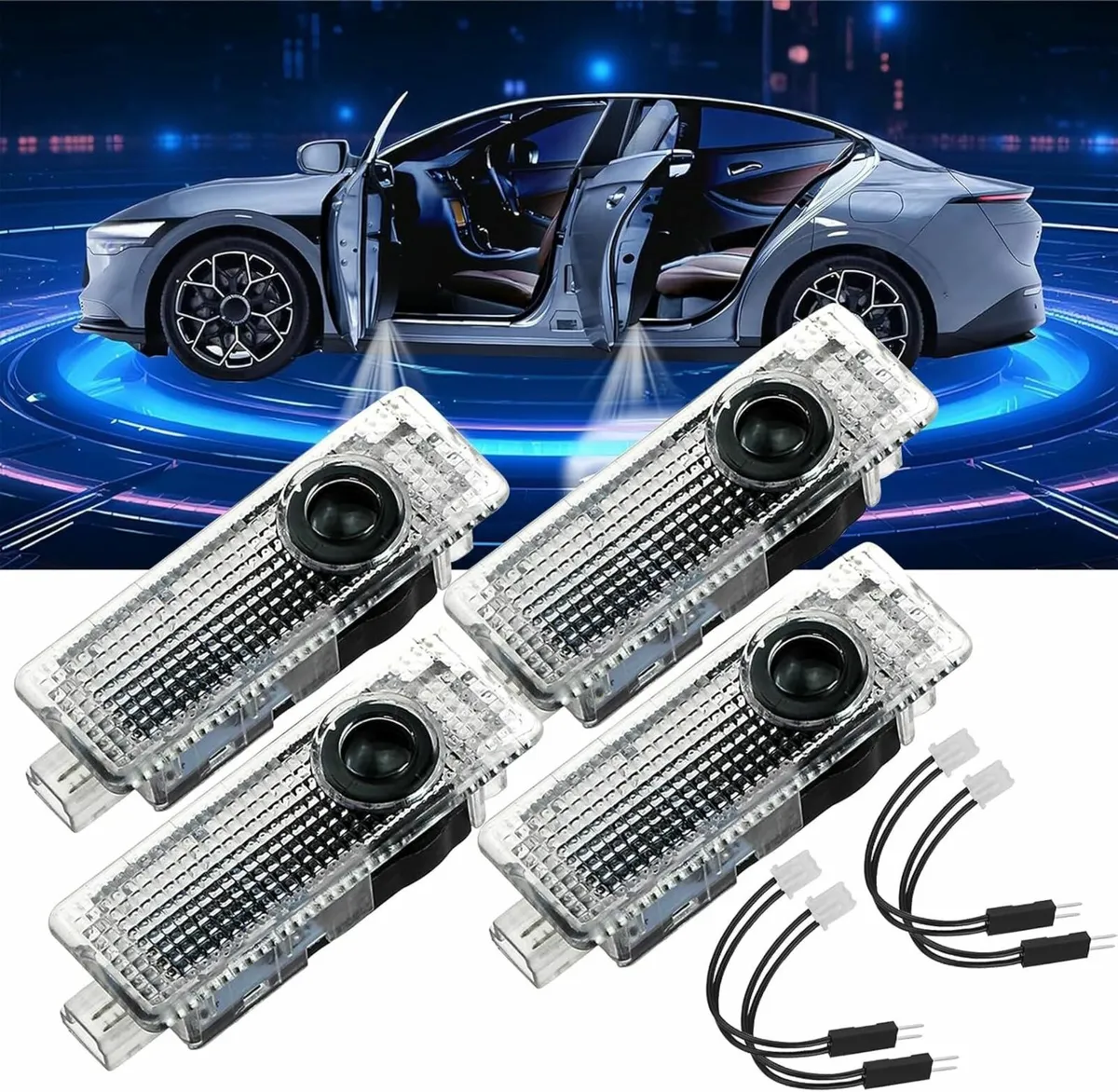 Mini Cooper  4 pieces Car Door Light Courtesy Shad - Image 2