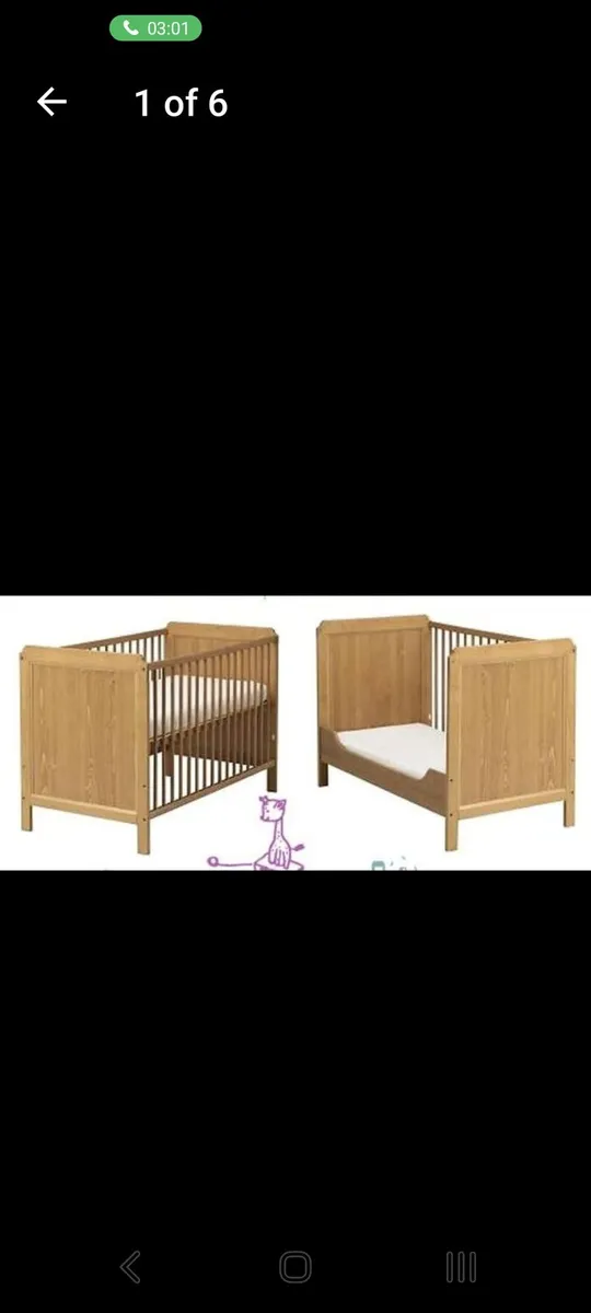 Ikea cot bed - Image 1