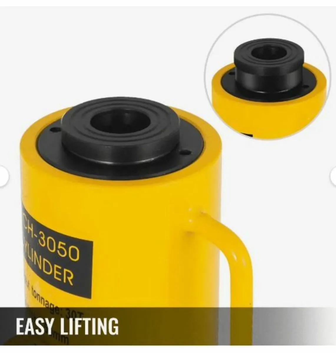 30T/66000LBS Hollow Hydraulic Cylinder Jack - Image 4