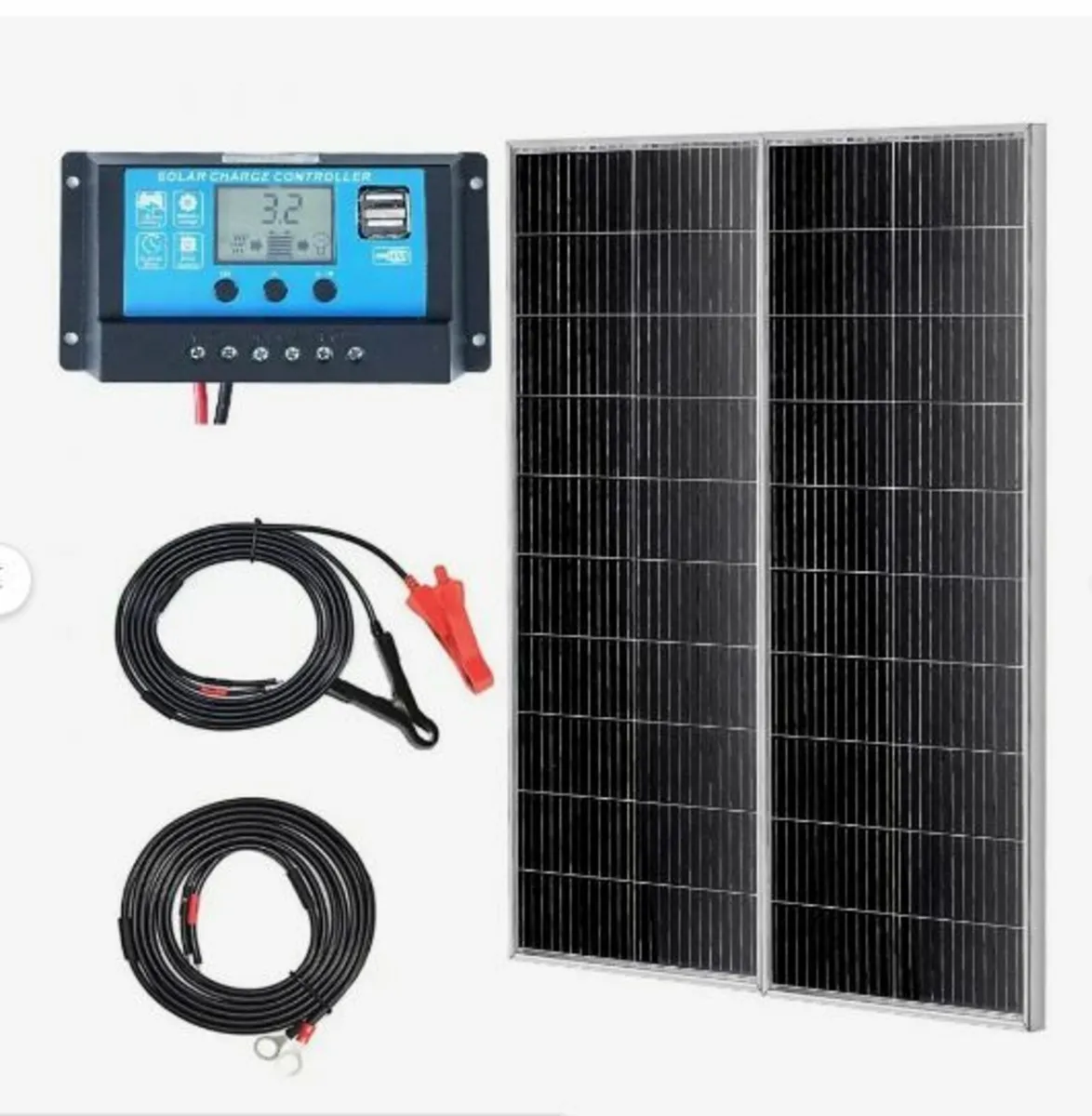 200W Monocrystalline Solar Panel Kit - Image 1