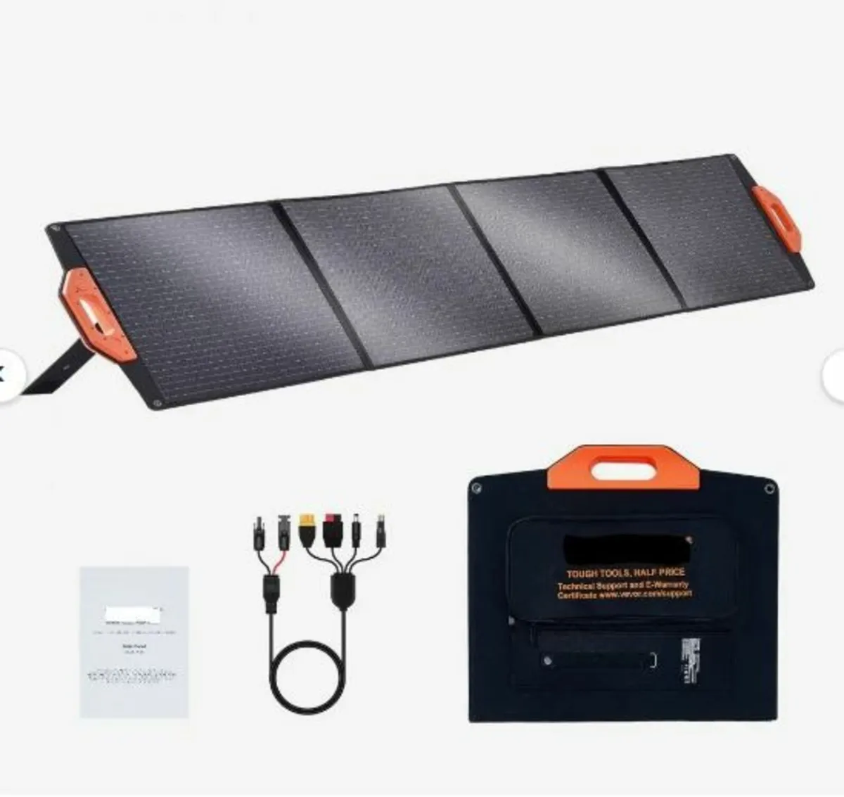 Portable Monocrystalline Solar Panel, 200W - Image 1