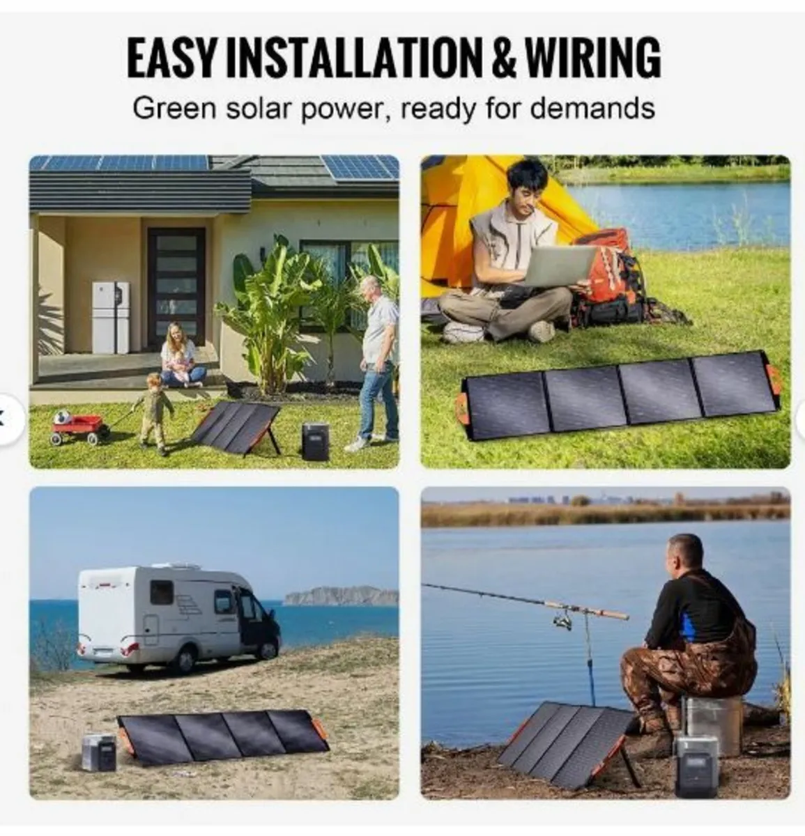 Portable Monocrystalline Solar Panel, 200W - Image 2