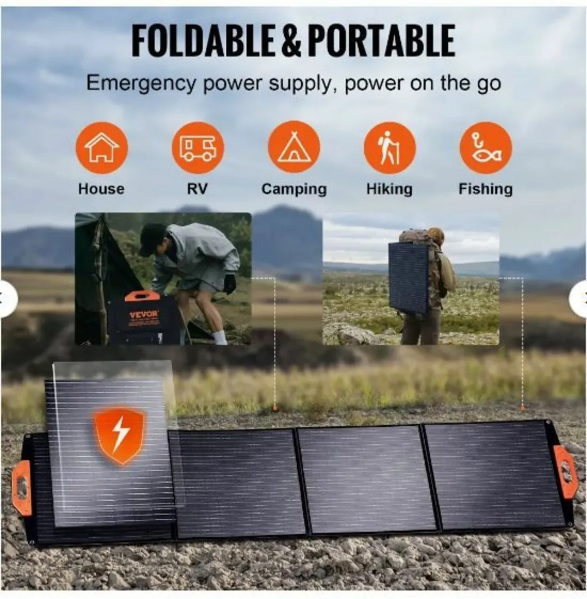Portable Monocrystalline Solar Panel, 200W - Image 4
