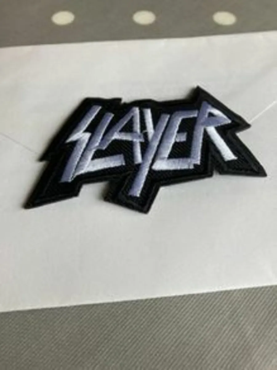 Iron/Sew on patch - SLAYER (American Metal Band)