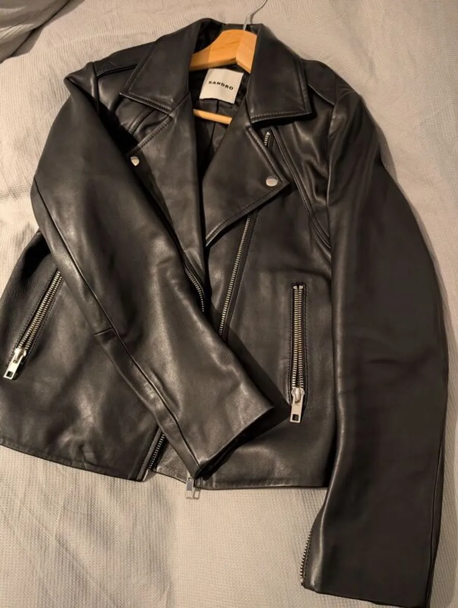 Sandro lamb leather jacket - Image 2