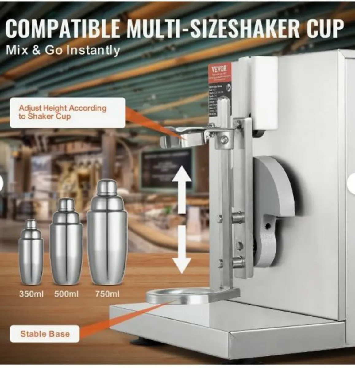 Milkshake Maker Machine, 120W - Image 3