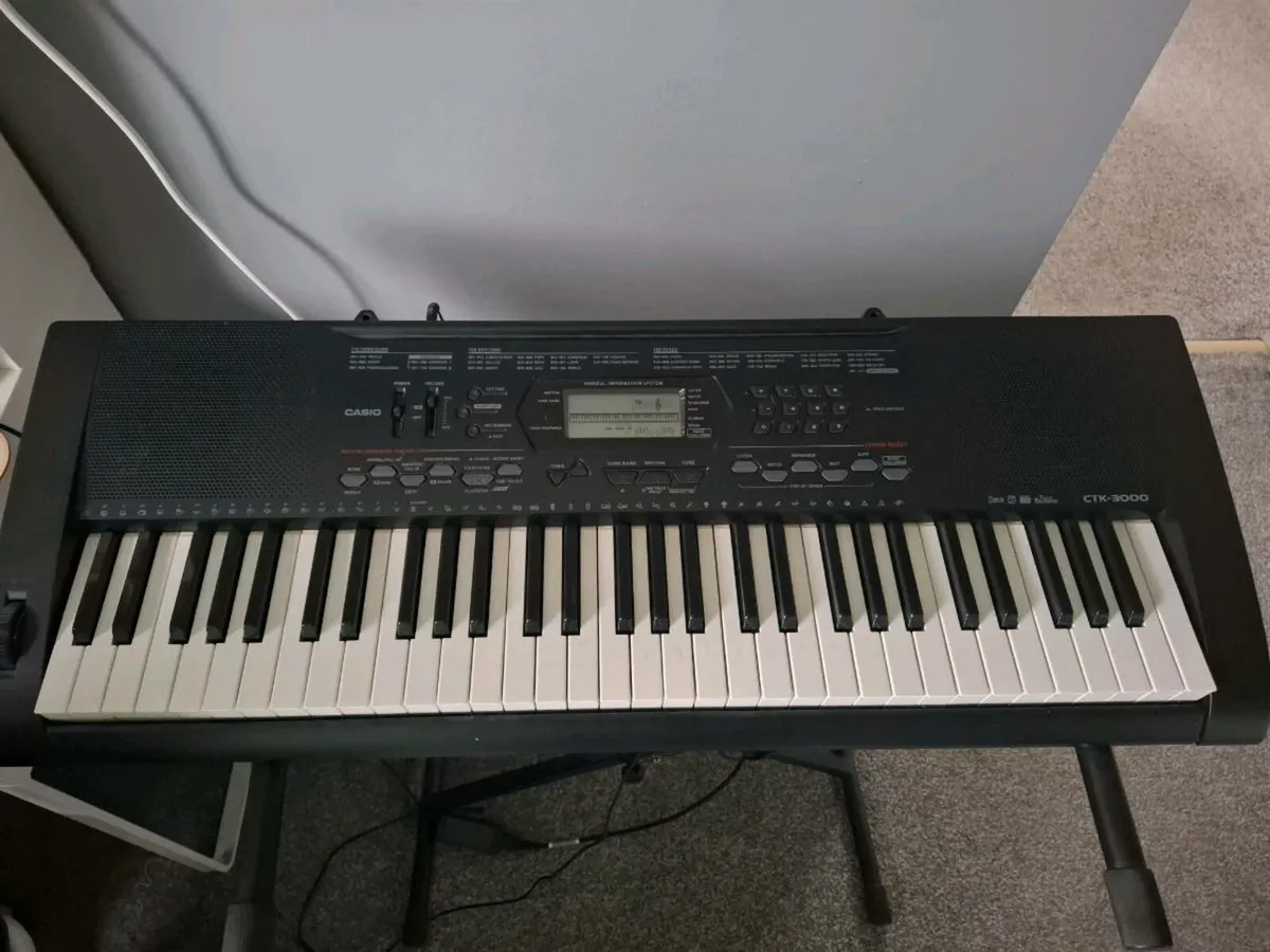 Casio piano with stand included - Image 2
