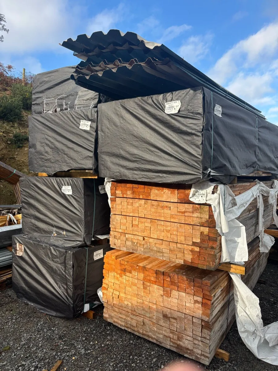 Large quantity of new timber(yard clearance) - Image 1