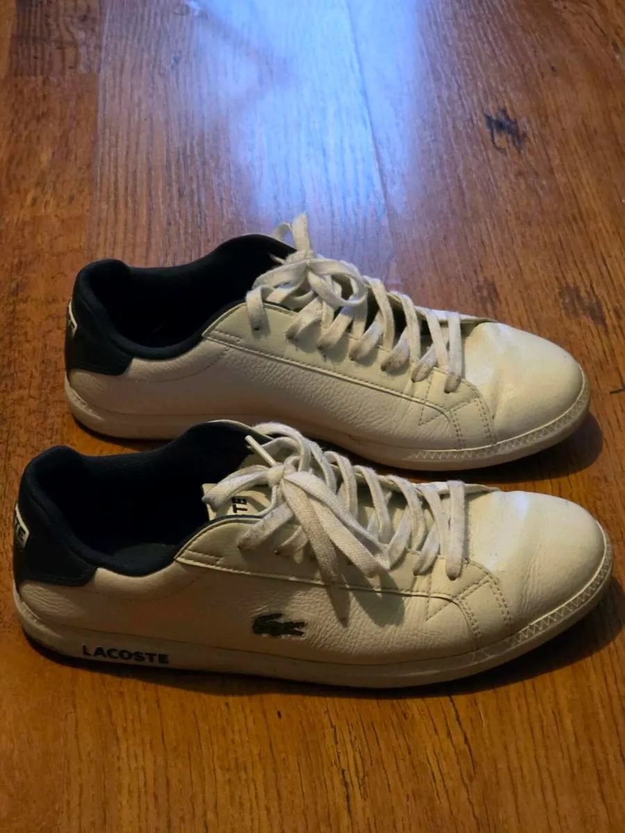 Lacoste White Leather Shoes - Mens - Image 2