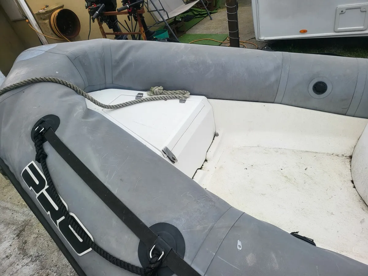 4.7 meter rib 4 stroke 30hp good trailer fine boat - Image 4